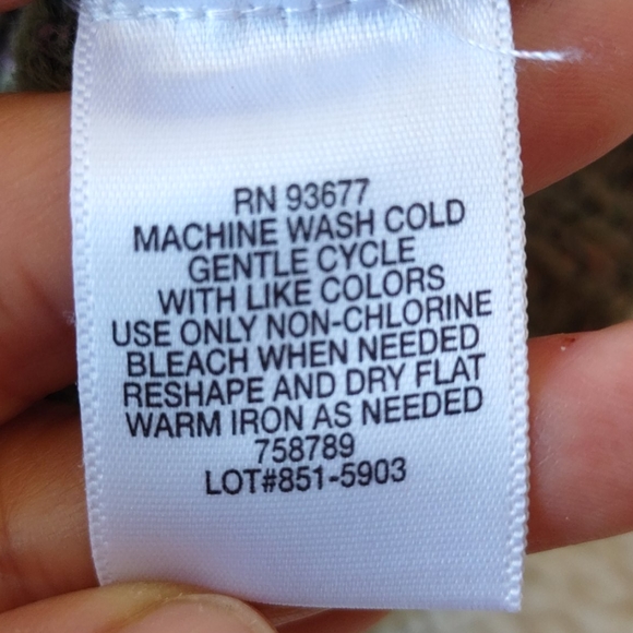 Liz Claiborne Women's L  Brown Pink and Green Speckled  V-neck Sweater - Picture 9 of 9